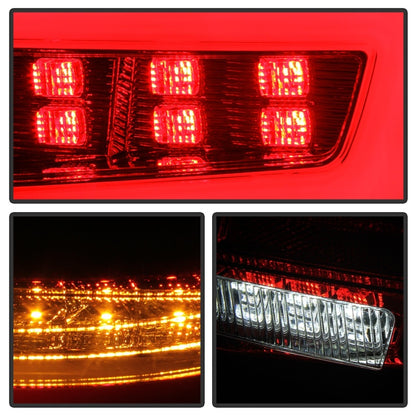 Spyder 08-11 Subaru Impreza WRX 4DR LED Tail Lights - Red Clear ALT-YD-SI084D-LED-RC 5087973 5087973 Photo - Unmounted