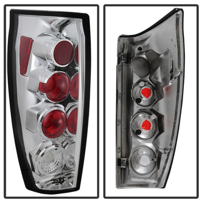 Spyder Chevy Avalanche 02-06 Euro Style Tail Lights Chrome ALT-YD-CAV04-C 5001115 5001115 Photo - Unmounted