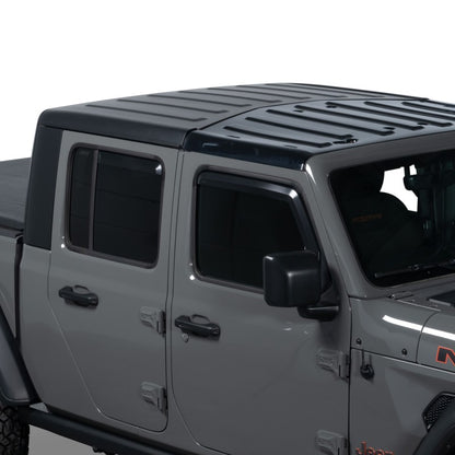 Putco 20-21 Jeep Gladiator Element Matte Black Window Visors (Set of 4) 680221 680221 Photo - Primary