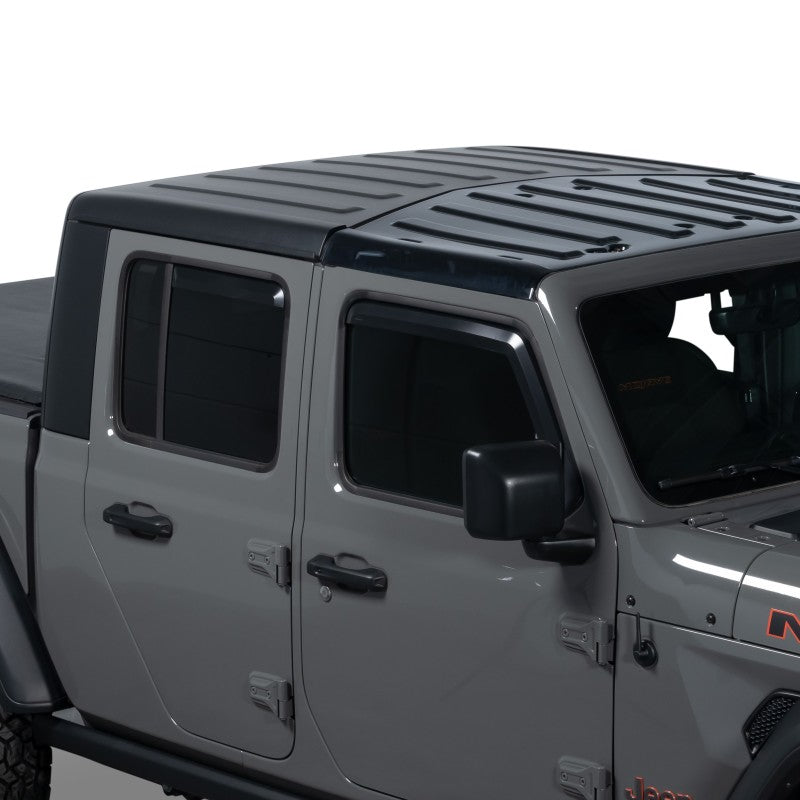 Putco 20-21 Jeep Gladiator Element Matte Black Window Visors (Set of 4) 680221 680221 Photo - Primary