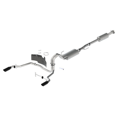 Ford Racing 21-24 F-150 Touring Rear Exit Exhaust - Black Tips M-5200-FTBR M-5200-FTBR Photo - Primary