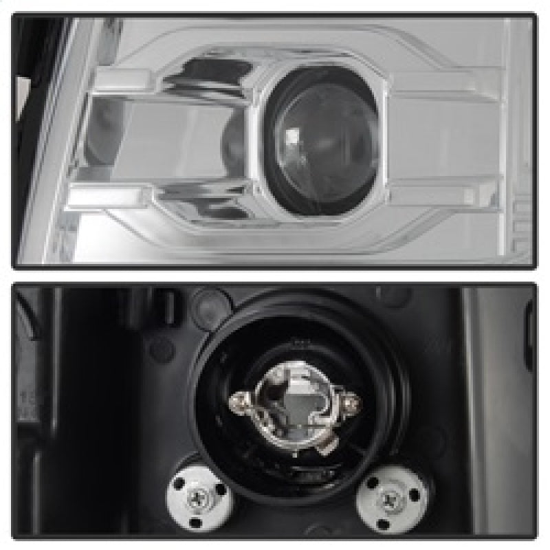 Spyder Chevy Silverado 1500 07-13 Version 3 Projector Headlights - Chrome PRO-YD-CS07V3-LBDRL-C 5083616 5083616 Photo - Unmounted