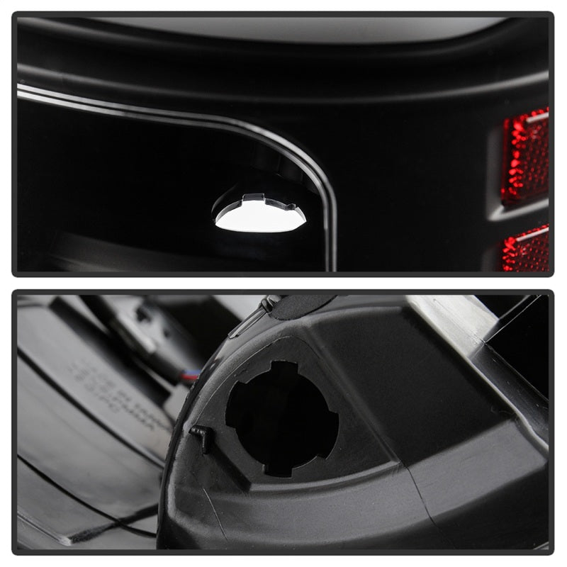 Spyder Dodge Ram 2013-2014 Light Bar LED Tail Lights - All Black ALT-YD-DRAM13V2-LED-BKV2 5085931 5085931 Photo - Unmounted