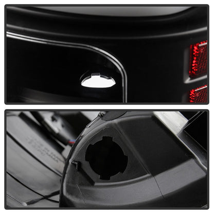 Spyder Dodge Ram 2013-2014 Light Bar LED Tail Lights - All Black ALT-YD-DRAM13V2-LED-BKV2 5085931 5085931 Photo - Unmounted