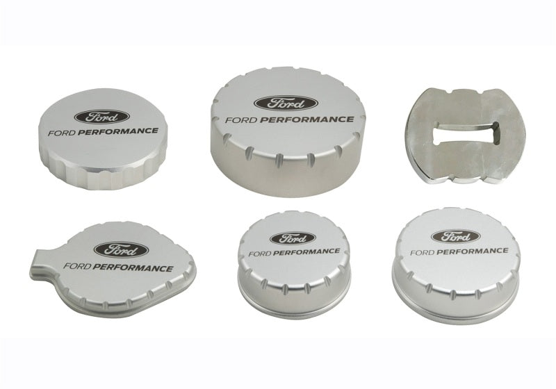 Ford Racing 15-19 Mustang 2.3L/5.0L/5.2L Aluminum Machined Engine Cap Covers M-6766-M50A M-6766-M50A Photo - Unmounted