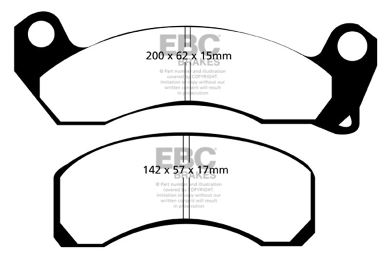 EBC Disc Brake Pad Set DP31163C Photo - Primary