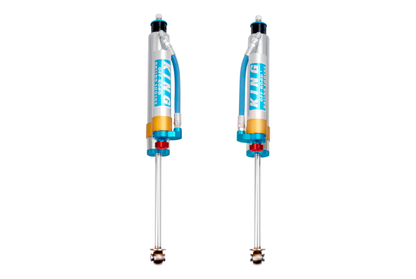 King Shocks 07-18 Jeep Wrangler JK Front 2.5 Dia Piggy Hose Res Shock 6in Lift w/Adjuster (Pair) 25001-284A 25001-284A Photo - Primary