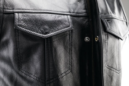 Kuryakyn Leather By River Road Vandal Club Vest Black - Small 094398 094398 User 3