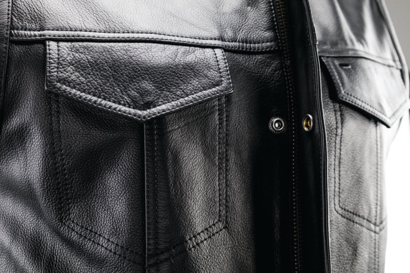 Kuryakyn Leather By River Road Vandal Club Vest Black - Small 094398 094398 User 3