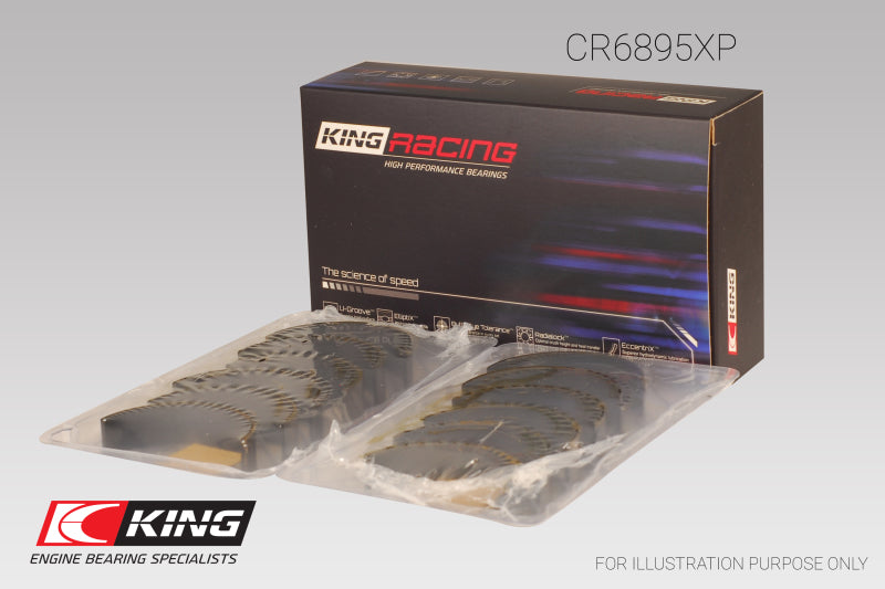 King Engine Bearings King Ford Ecoboost 3.5L V6 (Size 0.26) Connecting Rod Bearing Set CR6895XP.026 CR6895XP.026 User 1