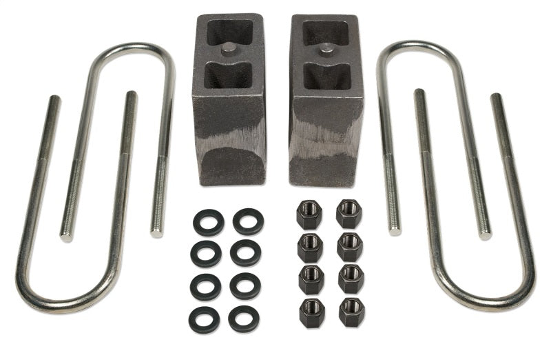 Tuff Country 99-16 Ford F-350 4wd (w/Factory Overloads) 5.5in Rear Block & U-Bolt Kit Tapered 97063