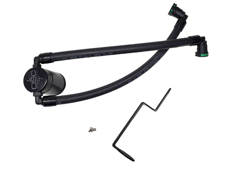 J&L 2021-2023 Ford Bronco 1.5L EcoBoost Passenger Side Oil Separator 3.0 - Black Anodized 3043P-B 3043P-B Photo - Primary