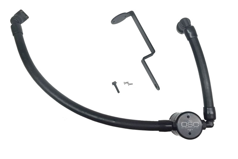 J&L 17-18 Ford Fusion Sport 2.7L Passenger Side Oil Separator 3.0 - Black Anodized 3034P-B 3034P-B Photo - Primary