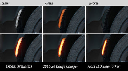 Diode Dynamics 15-21 Dodge Charge LED Sidemarkers - Clear (set) DD5110 DD5110 User 5
