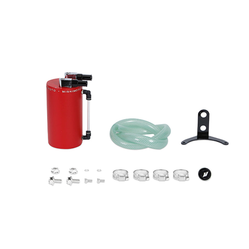 Mishimoto Aluminum Oil Catch Can - Wrinkle Red Large MMOCC-LAWRD Photo - Primary