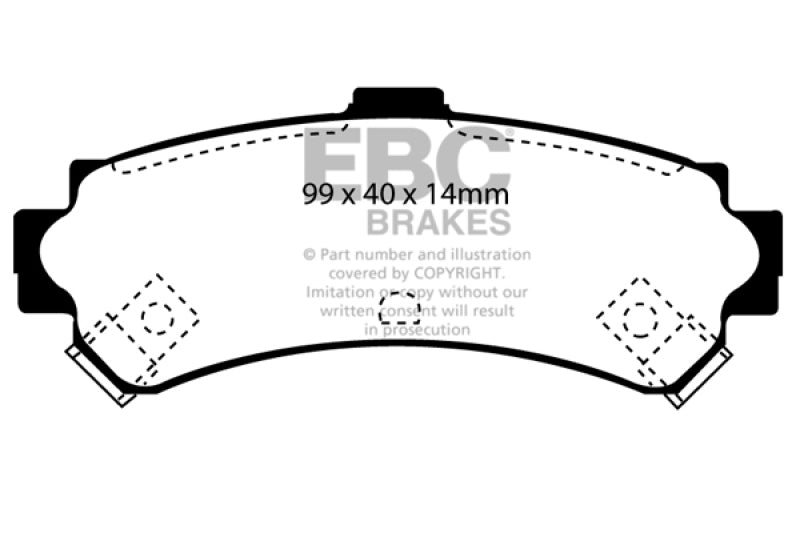 EBC Disc Brake Pad Set UD669 Photo - Primary