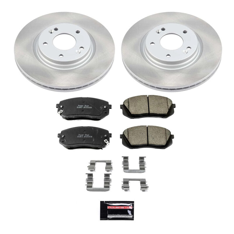 PowerStop Power Stop 2015 Hyundai Sonata Front Semi-Coated Rotor Kit SC6982 SC6982 Photo - Primary