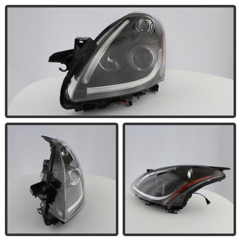 Spyder Nissan Altima 4Dr 10-12 Projector Headlights Light DRL LED Halo Blk PRO-YD-NA104D-LTDRL-BK 5076830 5076830 User 1
