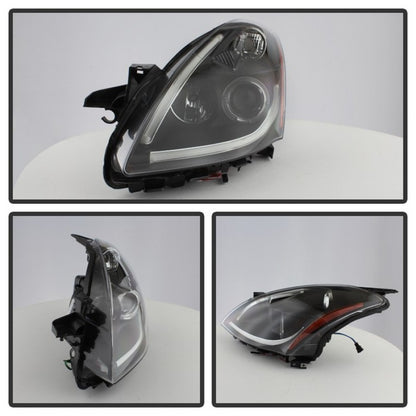 Spyder Nissan Altima 4Dr 10-12 Projector Headlights Light DRL LED Halo Blk PRO-YD-NA104D-LTDRL-BK 5076830 5076830 User 1