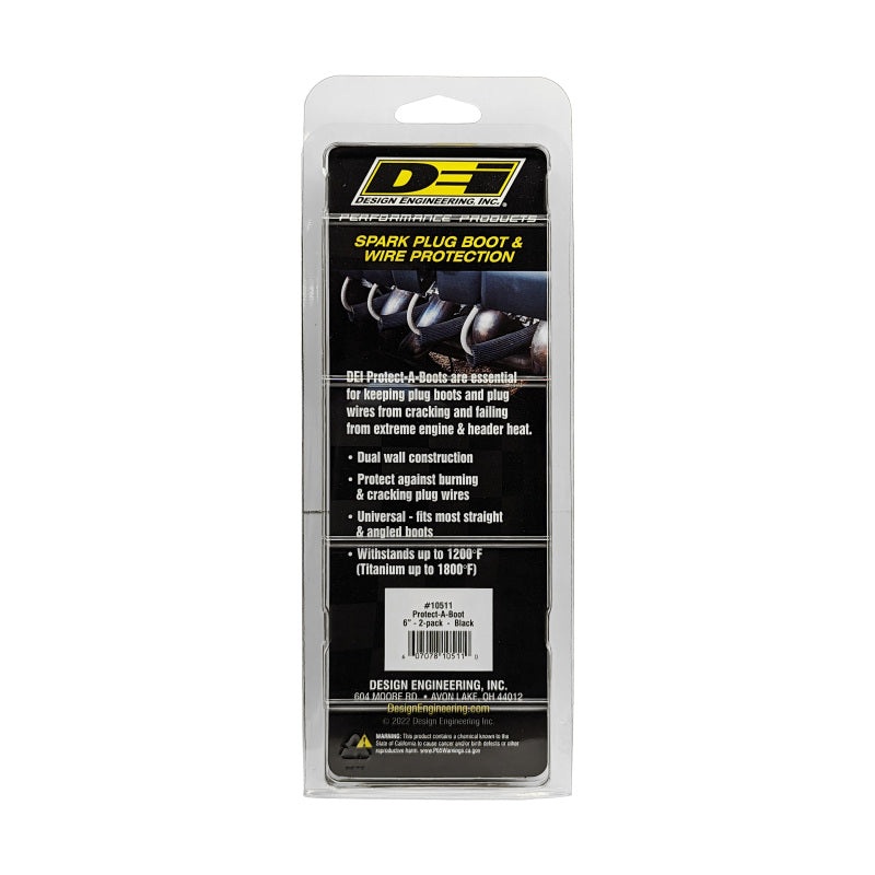 DEI Protect-A-Boot - 6in - 2-pack - Black 10511 10511 Photo - in package