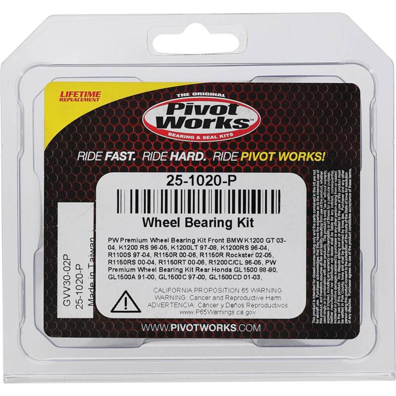 Pivot Works Pw Premium Wheel Bearing 25-1020-P 25-1020-P Photo - Primary