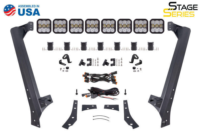 Diode Dynamics Stage Series Windshield Bracket Kit for 07-18 Jeep JK Wrangler (No Lights) DD7223P DD7223P User 6