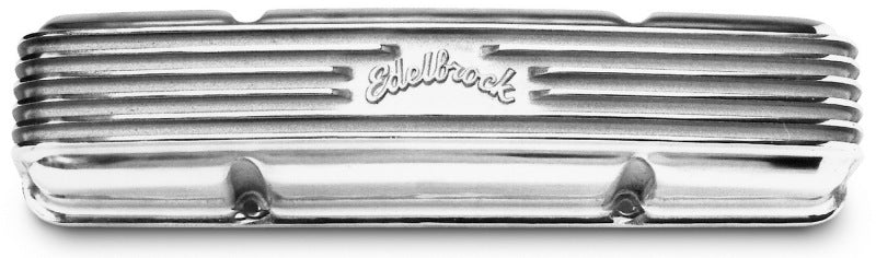Edelbrock Valve Cover Classic Series Chevrolet 1959-1986 262-400 CI V8 Polshed 4145 4145 Photo - Primary