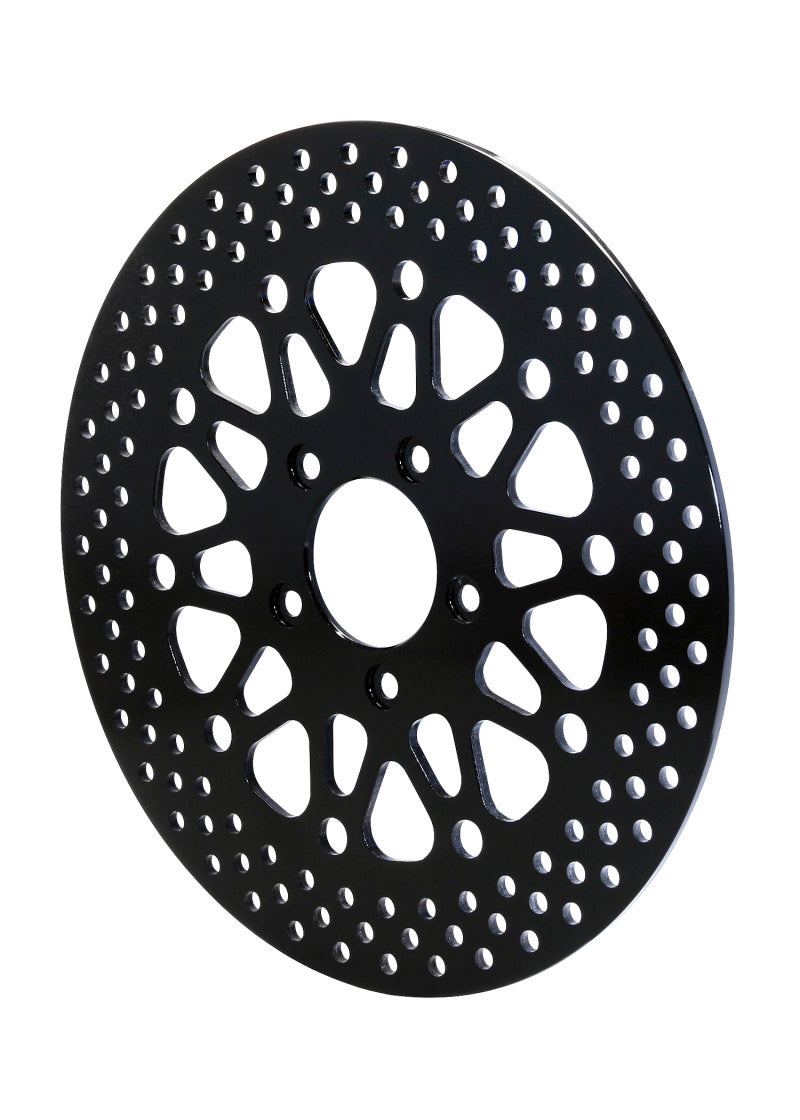 Wilwood Rotor-Front-H-D Motorcycle, 2000-07, Black Finish 11.50 x .196 - 5 on 160-10664-BK Photo - Primary