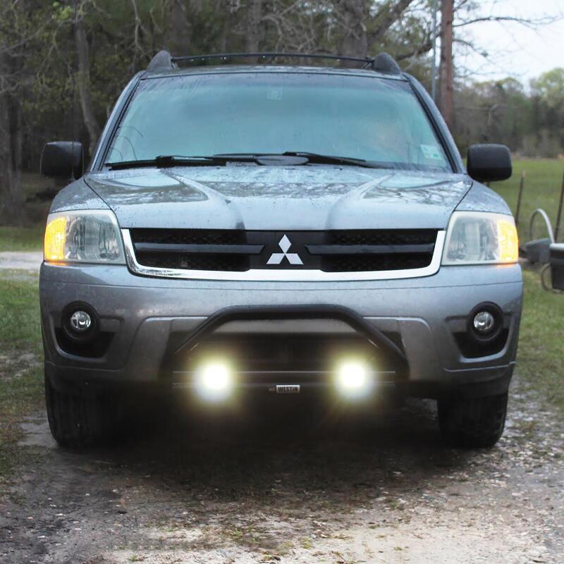 Westin Safari Light Bar Universal (11.5in mounting depth) - Black 30-0015 30-0015 Photo - Mounted