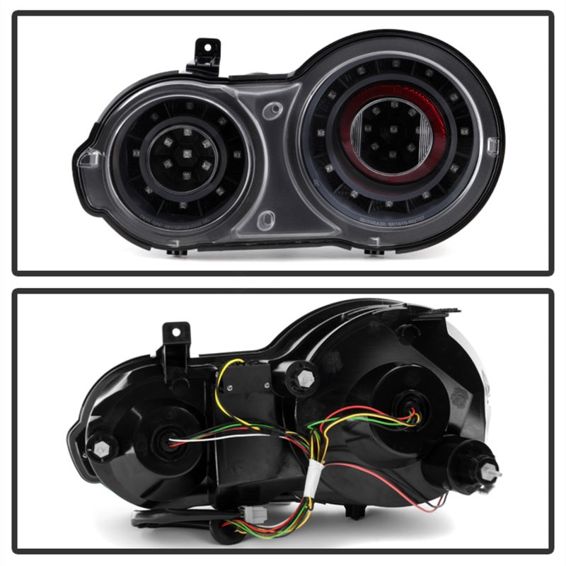 Spyder 09-15 Nissan GTR LED Tail Lights Black ALT-YD-NGTR09-LED-BK 5083265 5083265 Photo - Unmounted