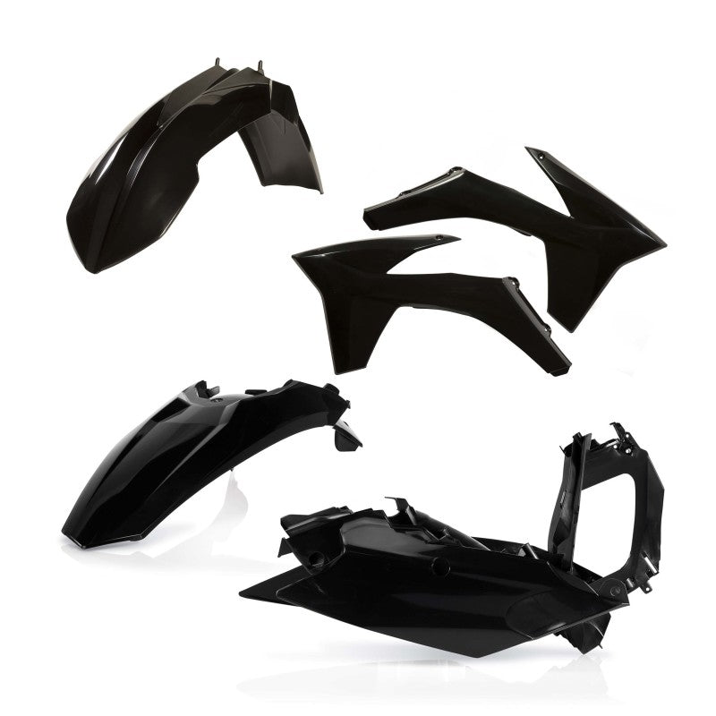 Acerbis 11-12 KTM SX/SX-F/XC/XC-F Plastic Kit - Black 2205470001 2205470001 Photo - Primary
