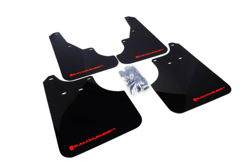 Rally Armor 09-13 Forester UR Mud Flap Red Logo MF11-UR-BLK/RD Photo - Primary