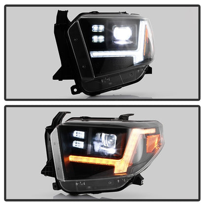 SPYDER Apex 14-21 Toyota Tundra High-Power LED Module Headlights - Black (PRO-YD-TTU14V2AP-SBSEQ-BK) 5088727 5088727 Photo - Unmounted