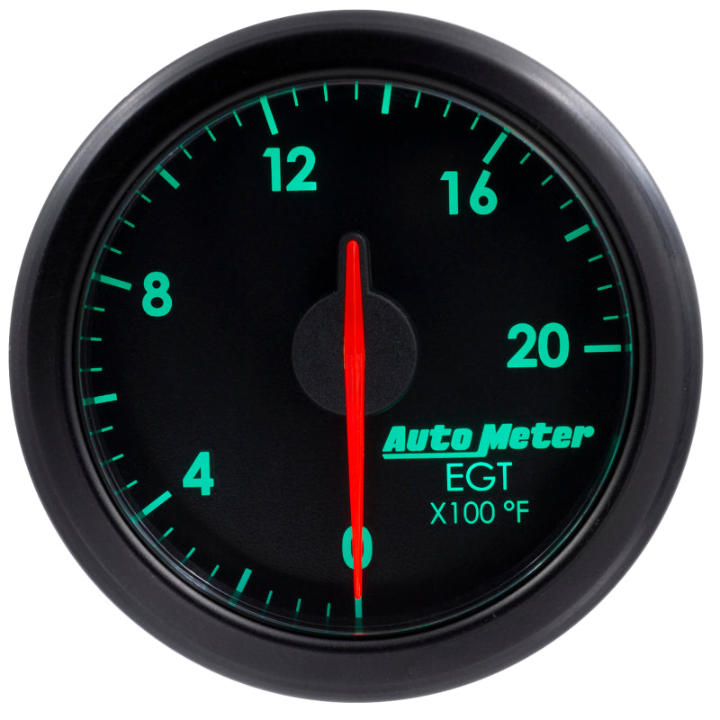 Autometer 2-1/16" E.G.T, 0-2000`F, Airdrive, Black 9145-T User 5