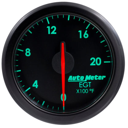 Autometer 2-1/16" E.G.T, 0-2000`F, Airdrive, Black 9145-T User 5