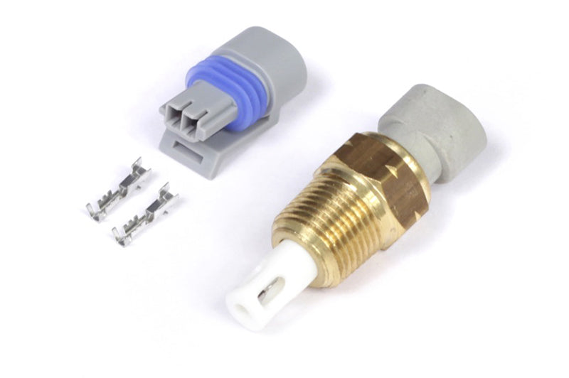 Haltech Air Temp Sensor-Large Thread (Inc Delphi Plug & Pins) 3/8 NPT 18TPI HT-010202 Photo - Primary