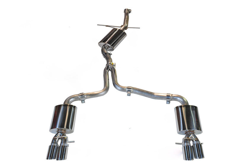 AWE Tuning Audi B8 A5 2.0T Touring Edition Exhaust - Quad Outlet Diamond Black Tips 3015-43024 3015-43024 Photo - Primary