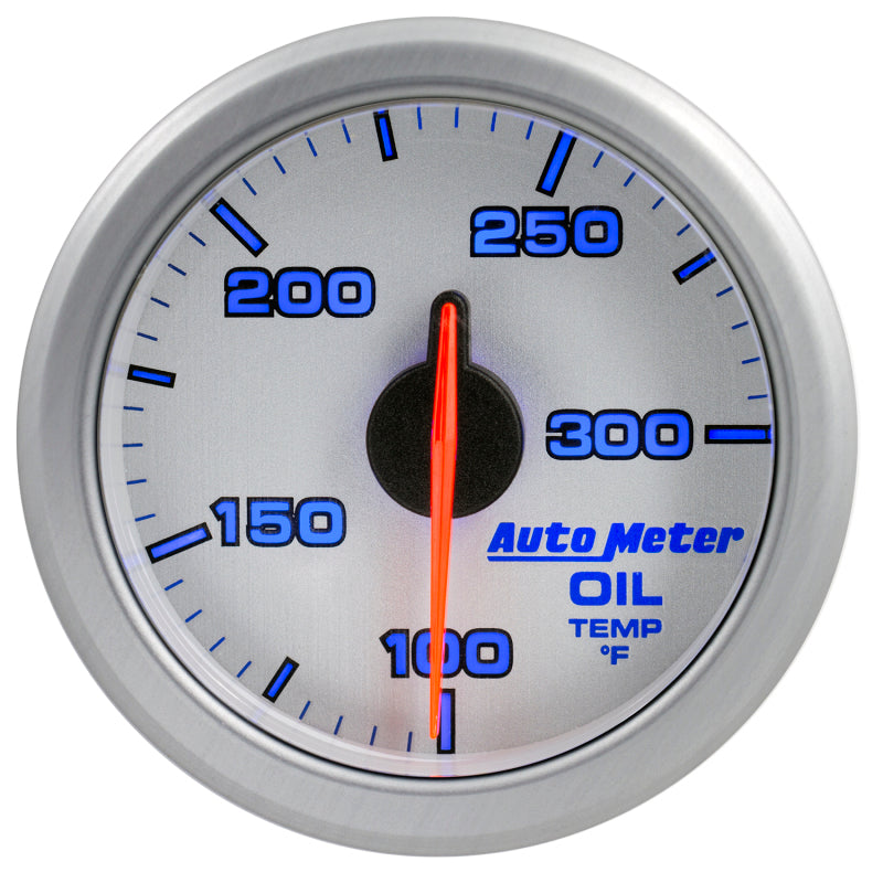 Autometer 2-1/16" Oil Temp, 100-300`F, Airdrive, Silver 9140-UL User 6