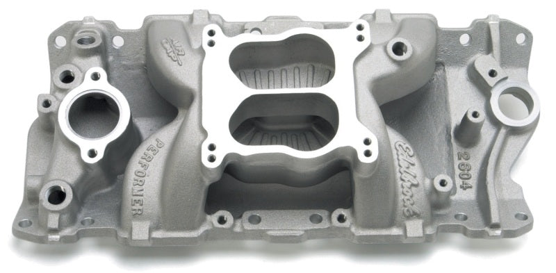 Edelbrock Intake Manifold: Performer Air-Gap S/B Chevy 87-95 Std flange/Sprdbore 2604 Photo - Primary