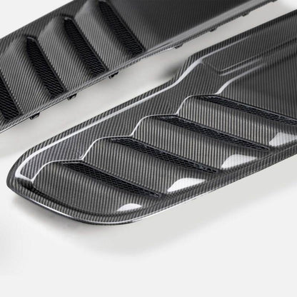 Anderson Composites 2021 Dodge RAM TRX Carbon Fiber Hood Vents - Type OE AC-HV21DGTRX AC-HV21DGTRX User 1
