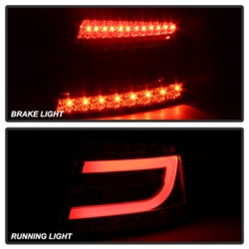 Spyder Audi A6 05-08 4Dr Sedan Only Light Bar LED Tail Lights Smke ALT-YD-AA605V2-LBLED-SM 5080776 5080776 Photo - Unmounted