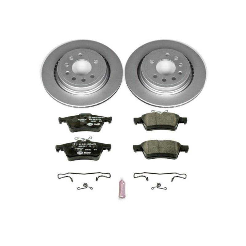PowerStop Power Stop 08-11 Saab 9-3 Rear Euro-Stop Brake Kit ESK5698 ESK5698 Photo - Primary