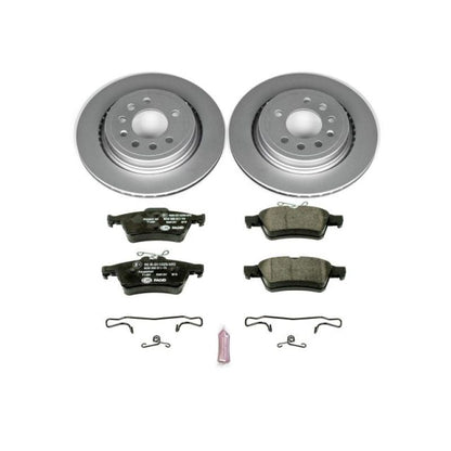 PowerStop Power Stop 08-11 Saab 9-3 Rear Euro-Stop Brake Kit ESK5698 ESK5698 Photo - Primary