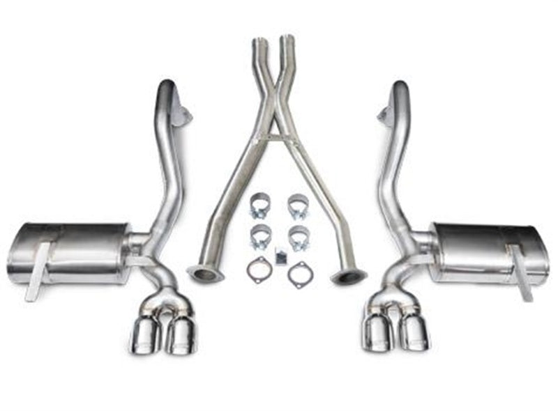 Corsa Performance 97-04 Chevrolet Corvette C5 Z06 5.7L V8 Polished Xtreme Cat-Back + XO 14114 Photo - Primary