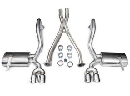 Corsa Performance 97-04 Chevrolet Corvette C5 Z06 5.7L V8 Polished Xtreme Cat-Back + XO 14114 Photo - Primary