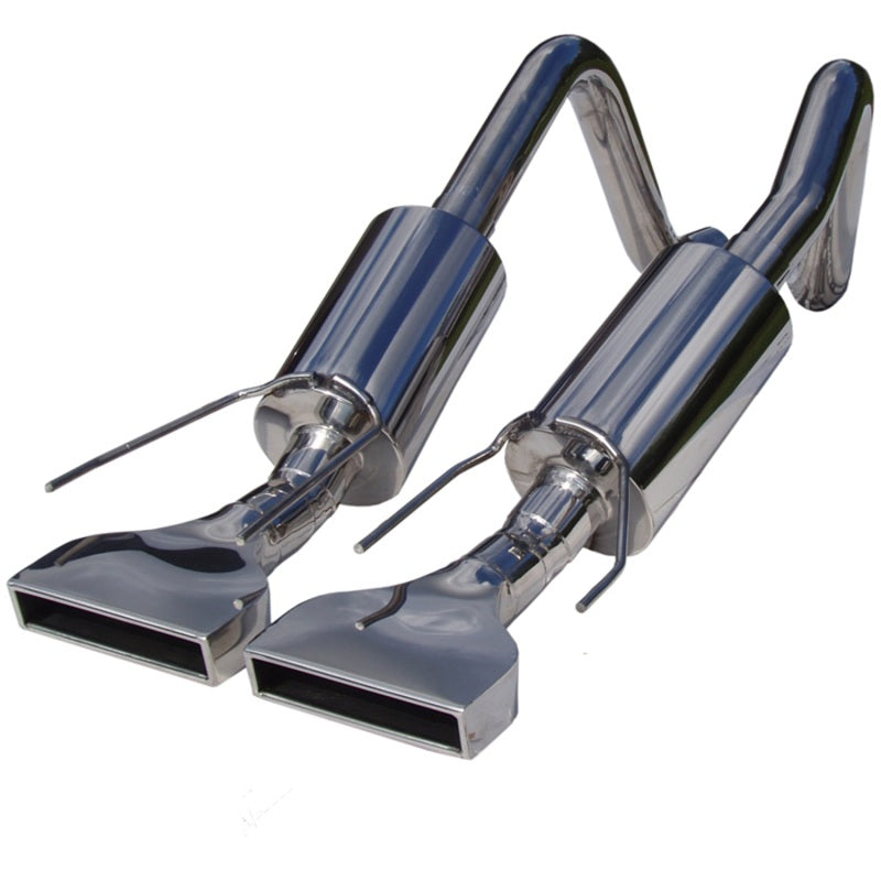 MBRP 2005-2008 Chev Corvette Dual Muffler Axle Back Rectangular Tips S7002304 S7002304 Photo - Primary