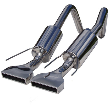 MBRP 2005-2008 Chev Corvette Dual Muffler Axle Back Rectangular Tips S7002304 S7002304 Photo - Primary