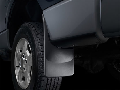 WeatherTech 09-13 Dodge Ram 1500/2500/3500 No Drill Mudflaps - Black 120026 Photo - Mounted
