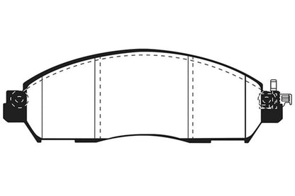 EBC 2017+ Nissan Leaf Electric Greenstuff Front Brake Pads DP22310 DP22310 Photo - Primary