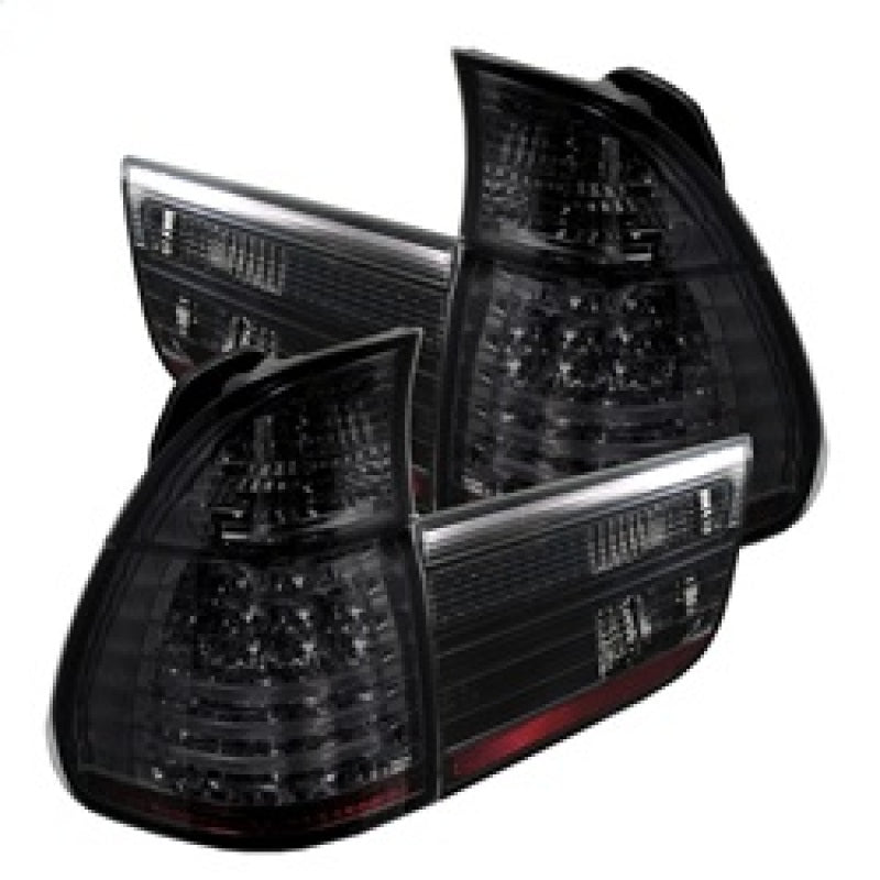 Spyder BMW E53 X5 00-06 4PCS LED Tail Lights Smoke ALT-YD-BE5300-LED-SM 5000828 5000828 Photo - Primary